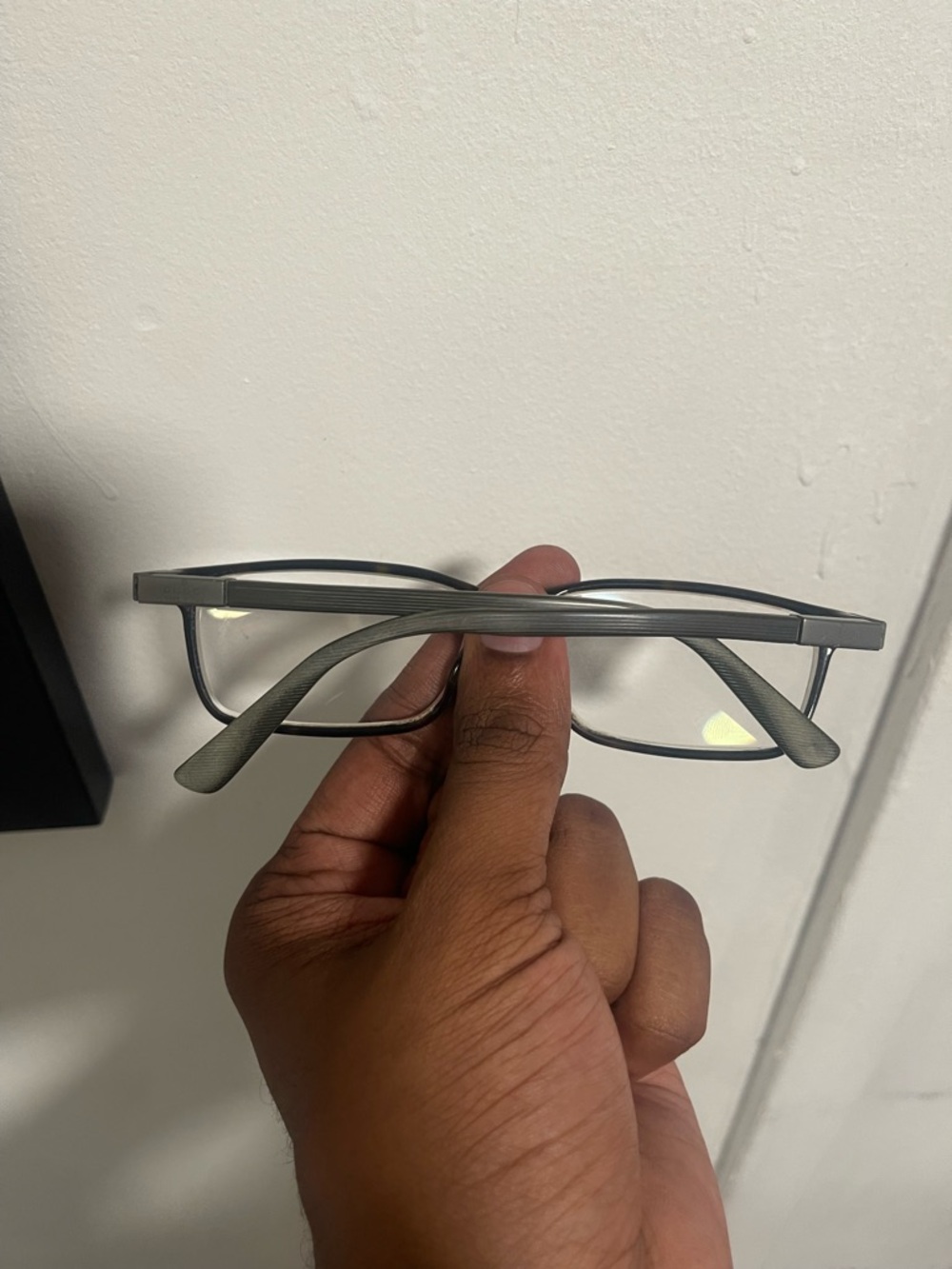 Black Rectangular Prescription Glasses - Picture 2 of 6